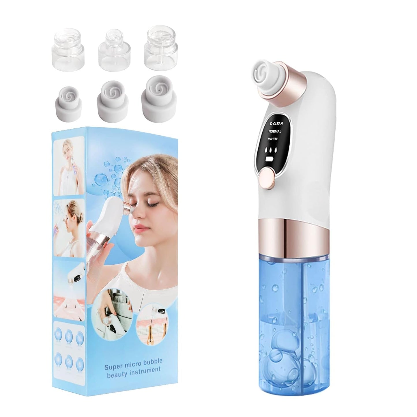 Azra Aqua Vacuum Pore Cleaner | Mini Hydra Facial Device