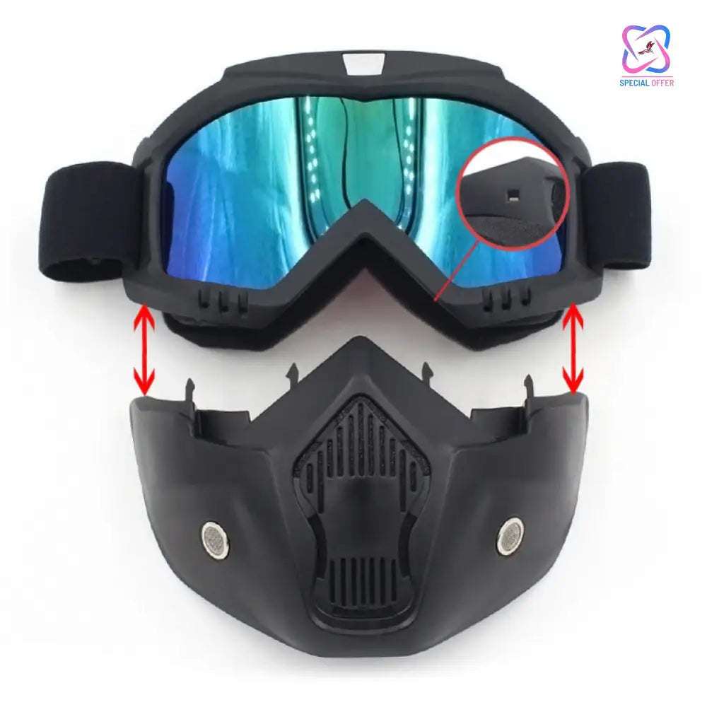 FACE HELMET MASK GOOGLES FACE MASK