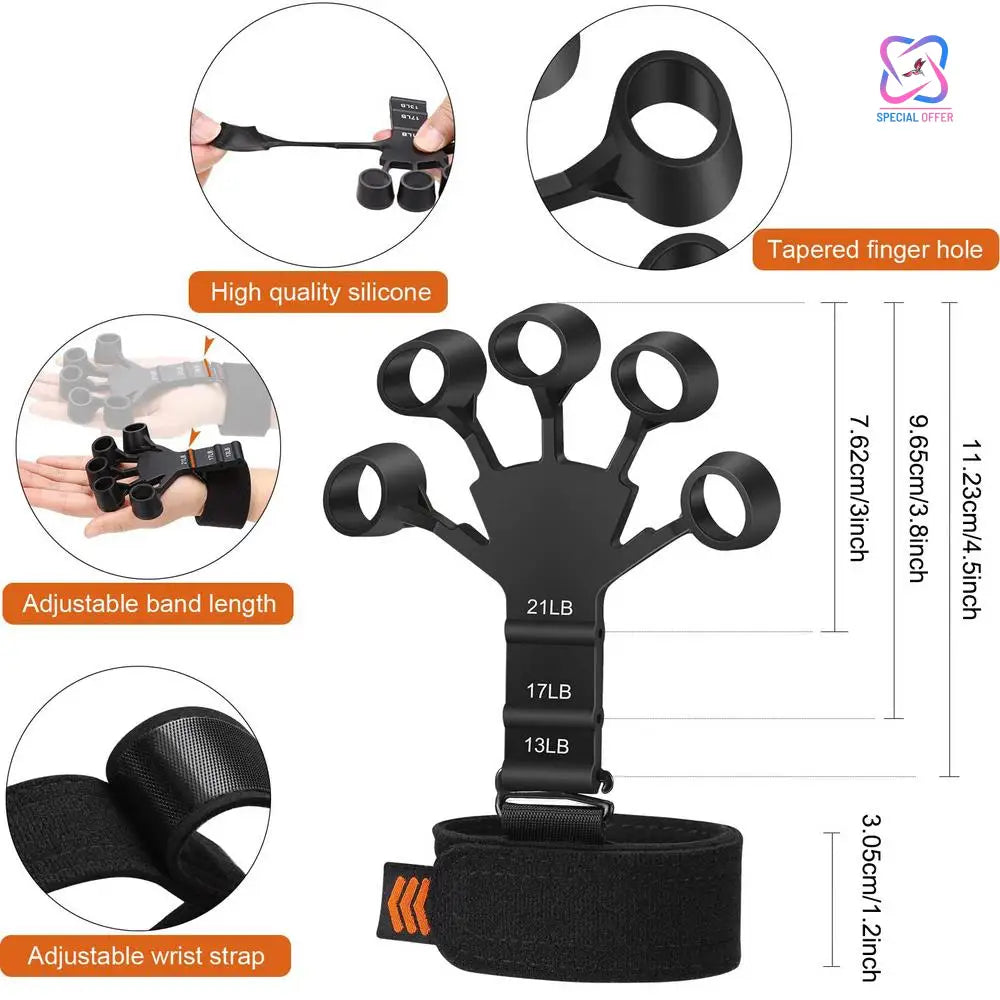Finger Gripper, Resistant Finger Exerciser