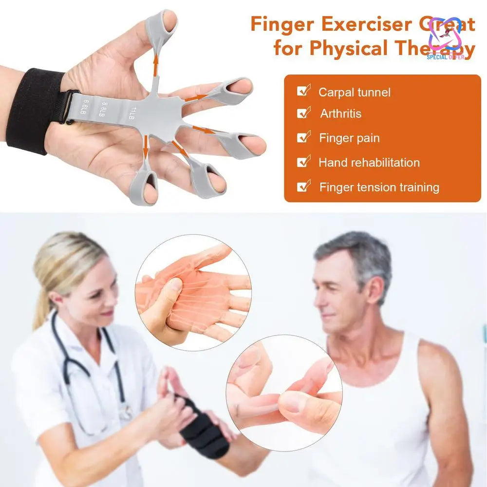 Finger Gripper, Resistant Finger Exerciser